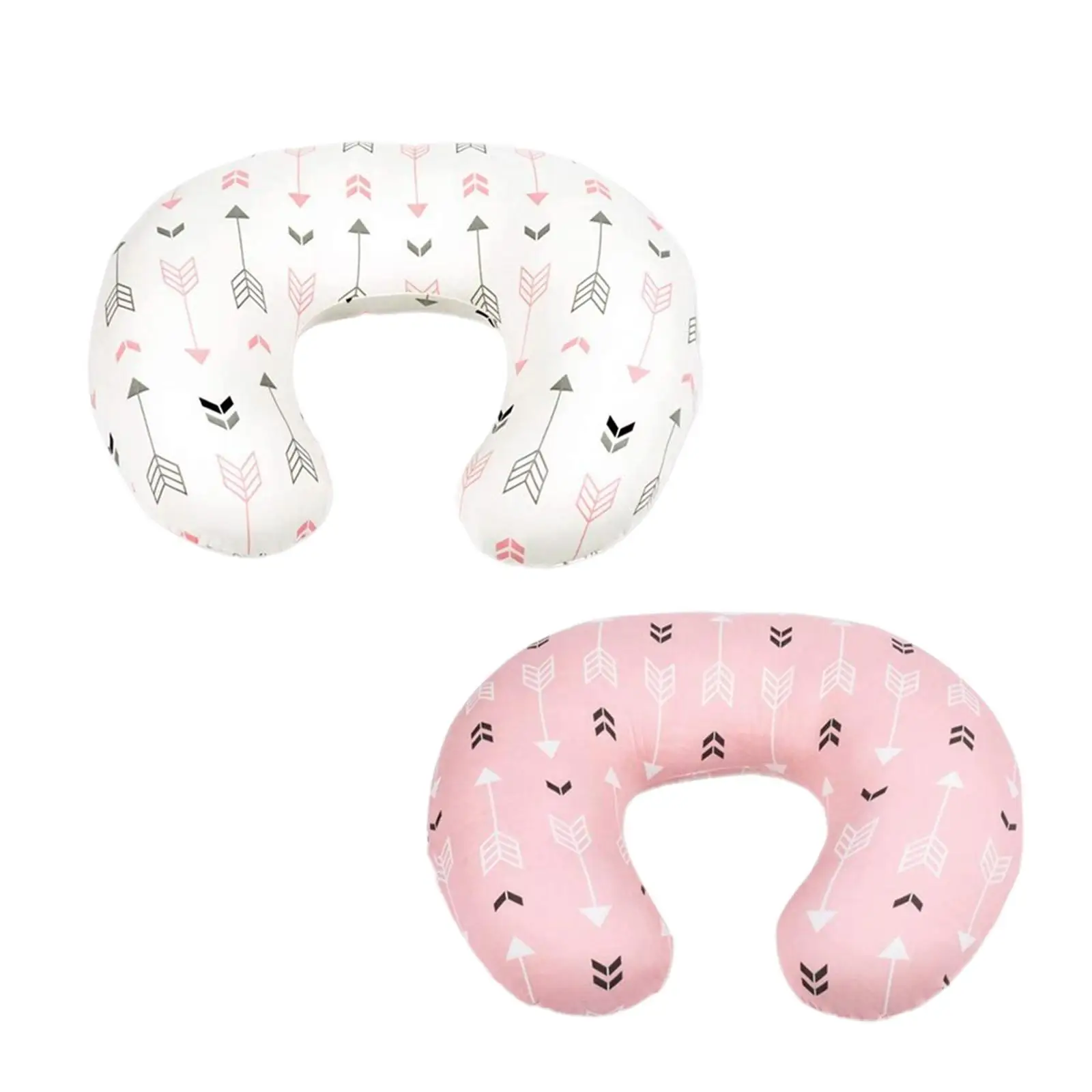 2 Pieces Baby Feeding Pillow Cover Removable Nursing Pillowcase Cover for Bottle Feeding Gift Nursing Baby Shower Breastfeeding