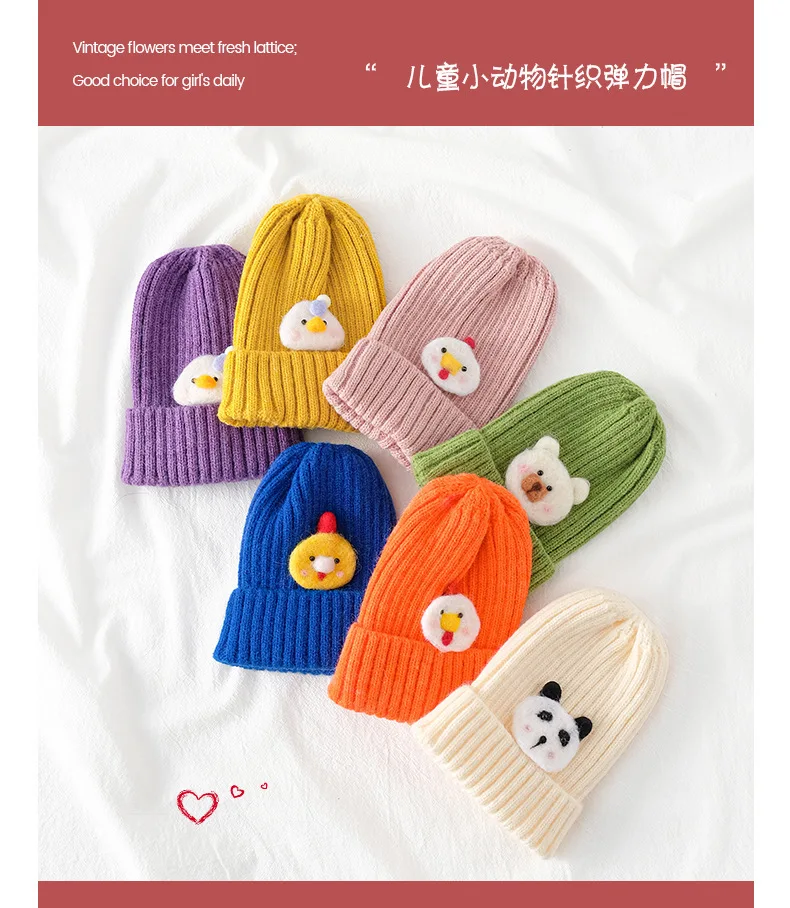 Gorro kawaii con oso sonriendo