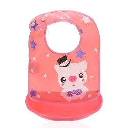 Babero impermeable con paño para eructar – Tela suave infantil