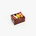basket and hot dog