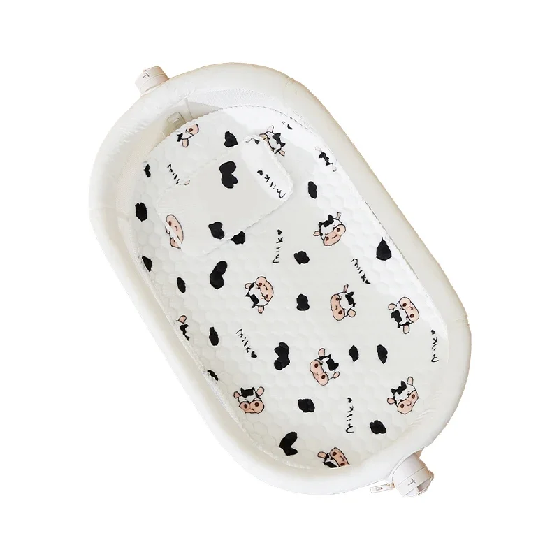 Sábana cuna bebé de franela suave con animales para invierno - imagen 5