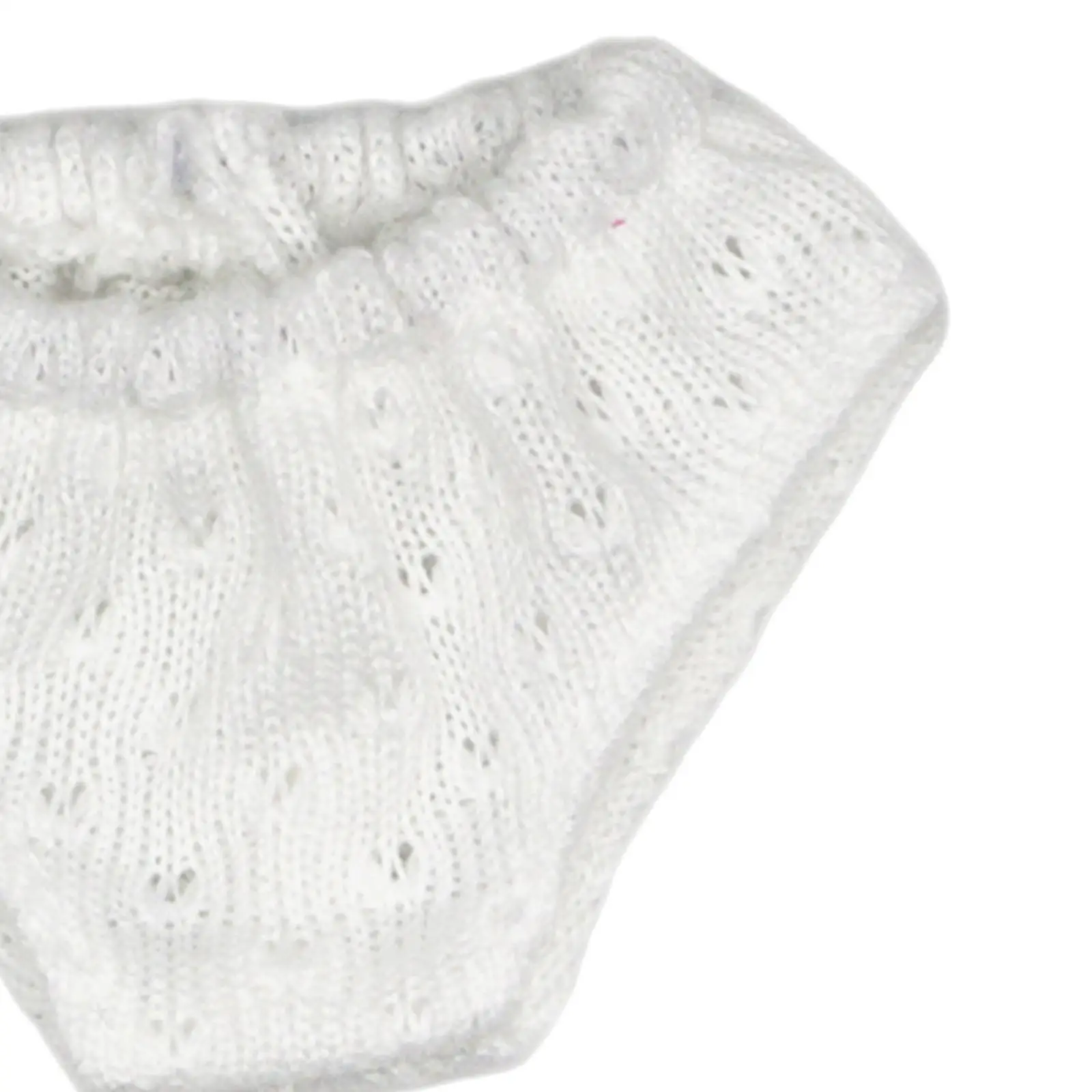 Doll Underwear Clothes Dress up White Handmade Miniature Underpants for 8 in Reborn Doll Baby Doll Newborn Dolls Accessories