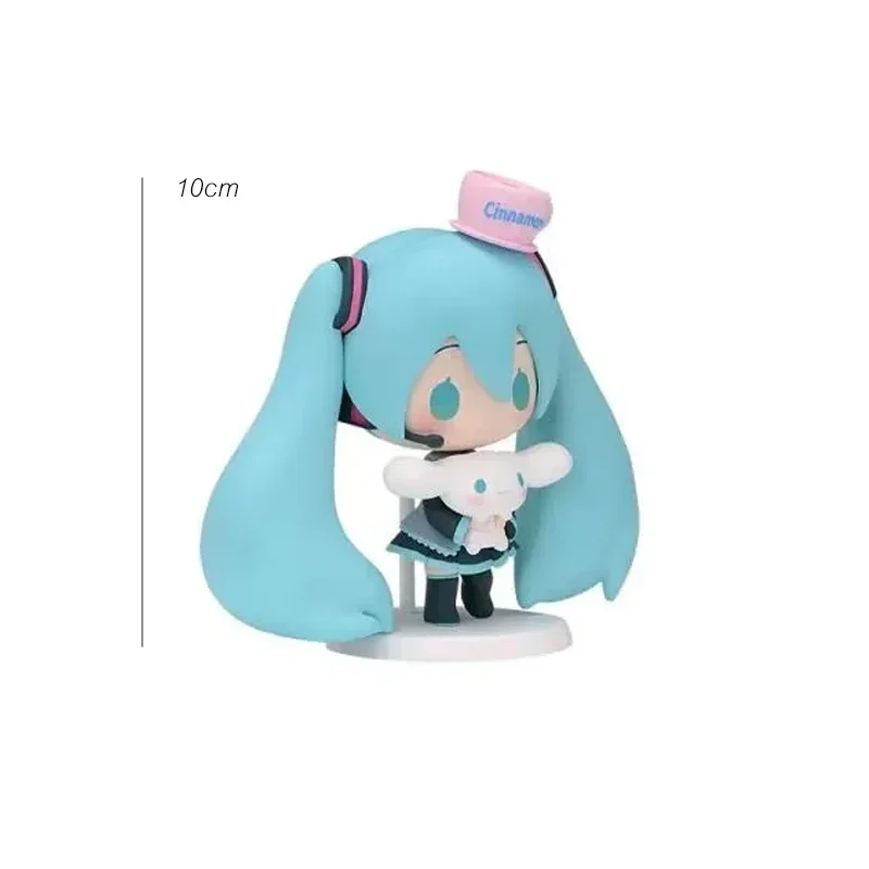 Hatsune Miku Cinnamoroll figura de felpa de PVC lindo Anime decoración juguete para regalo para niños coleccionistas regalo de cumpleaños - imagen 3