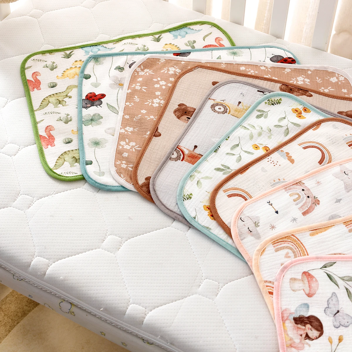 Almohadillas a prueba de orina para niños, colchón lavable impermeable, estera para orina, Protector de cama, almohadillas para orina, tela transpirable para bebés de 0 a 6 años - imagen 3