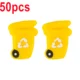 50pcs Yellow