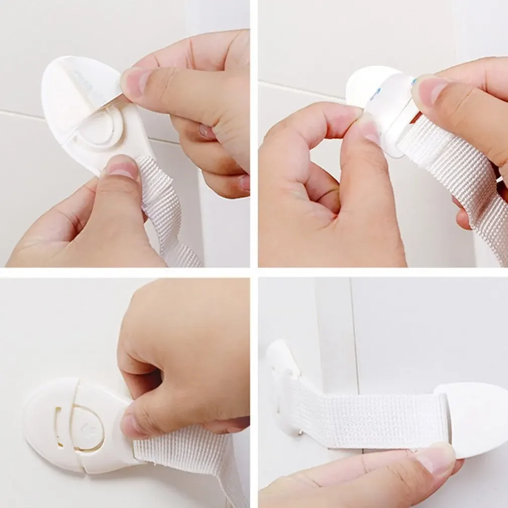 Cerradura seguridad infantil adhesiva – Protege armarios sin perforaciones - imagen 2