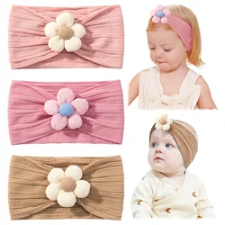 Diadema bebé floral elástica para recién nacido – Suave y cómoda