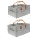 2pcs Grey