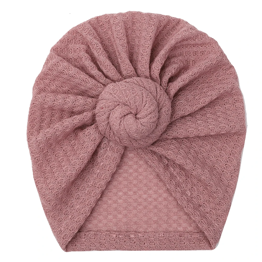 Gorro de punto de ganchillo para bebé, turbante de 3M-5T, gorro para recién nacido - imagen 5
