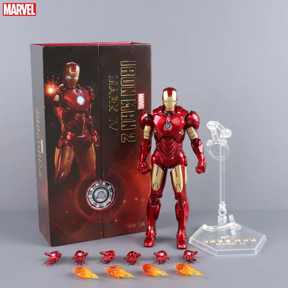 Marvel vengadores ZD juguetes Iron Man MK3 MK1 MK6 MK7 MK5 Tony Stark Iron Patriot War Machine figura de acción Ironman coleccionar juguete para regalo - imagen 3