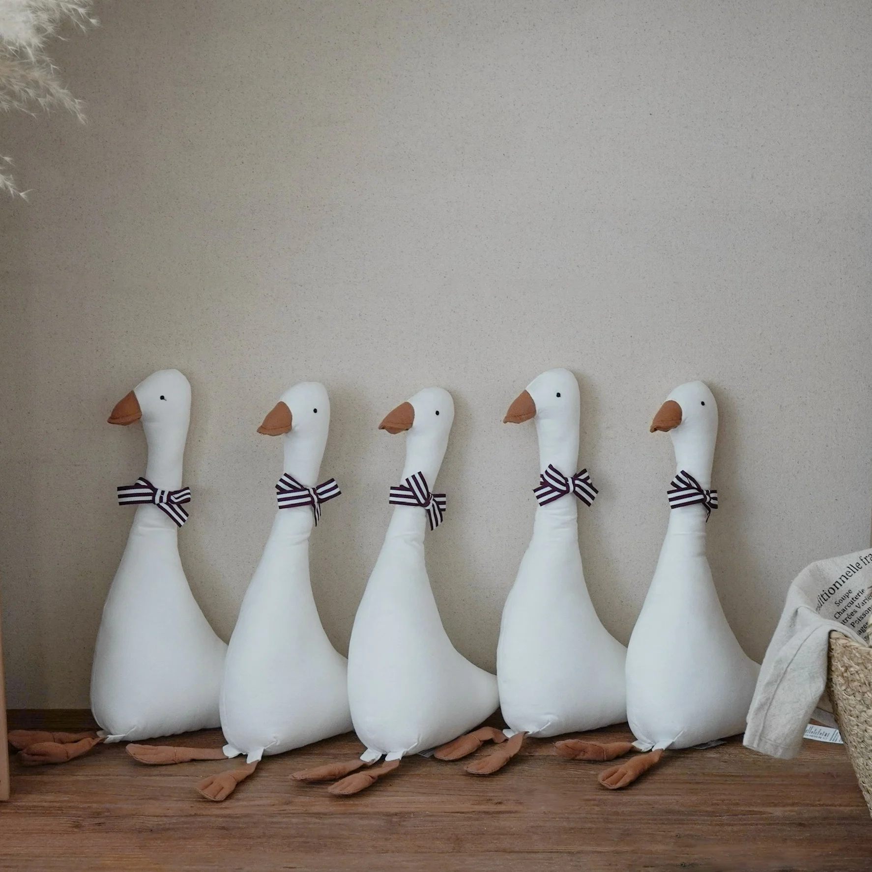 1 Uds. Muñeco de ganso de dibujos animados de estilo nórdico, juguete para dormir para bebé, peluche suave, decoración del hogar, regalo para niños - imagen 3