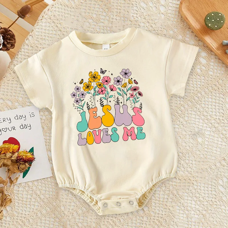 Body de manga corta con estampado floral para bebé – Talla grande