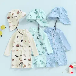 Traje de baño solar UV de manga larga para niños – Secado rápido