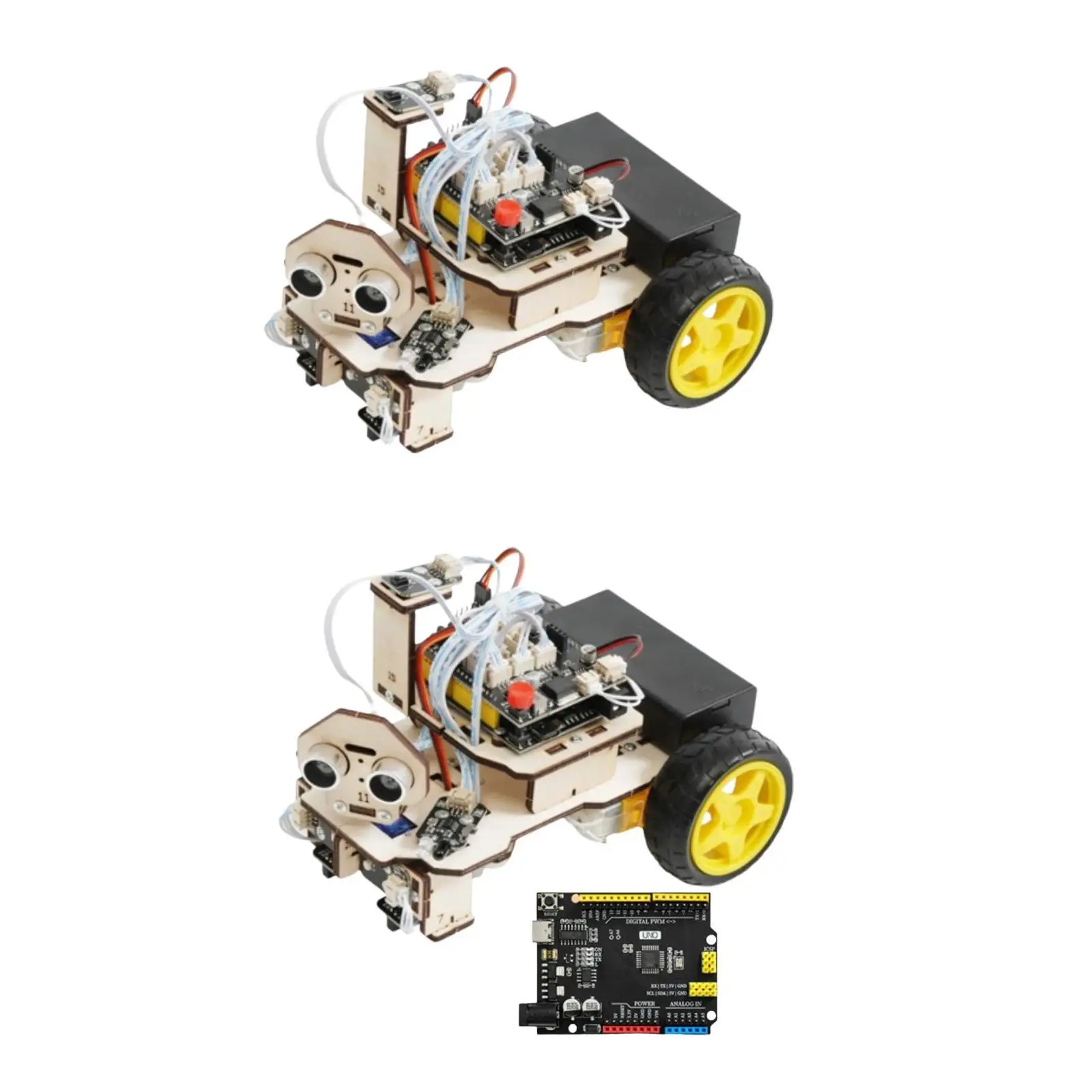 Smart Car Robot Robots Toy Electronics Programming Project Science Coding Kit Stem Educational Toy for Ages 8-12 12-16 Beginners