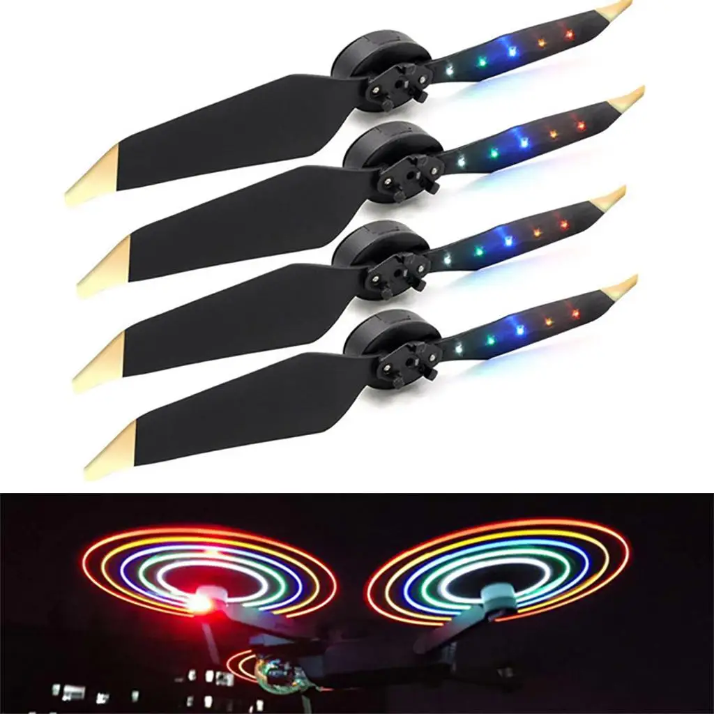 Hélices LED para DJI Mavic Pro Platinum – Vuelo nocturno silencioso - imagen 5