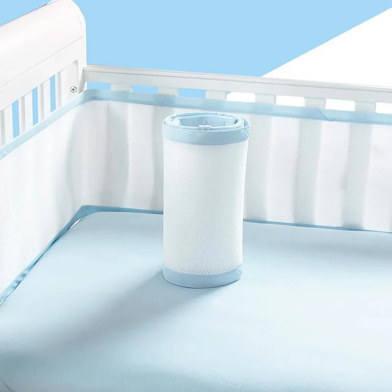 Ropa de cama de una pieza para bebé, malla 3D, transpirable, anticolisión, para recién nacido - imagen 5