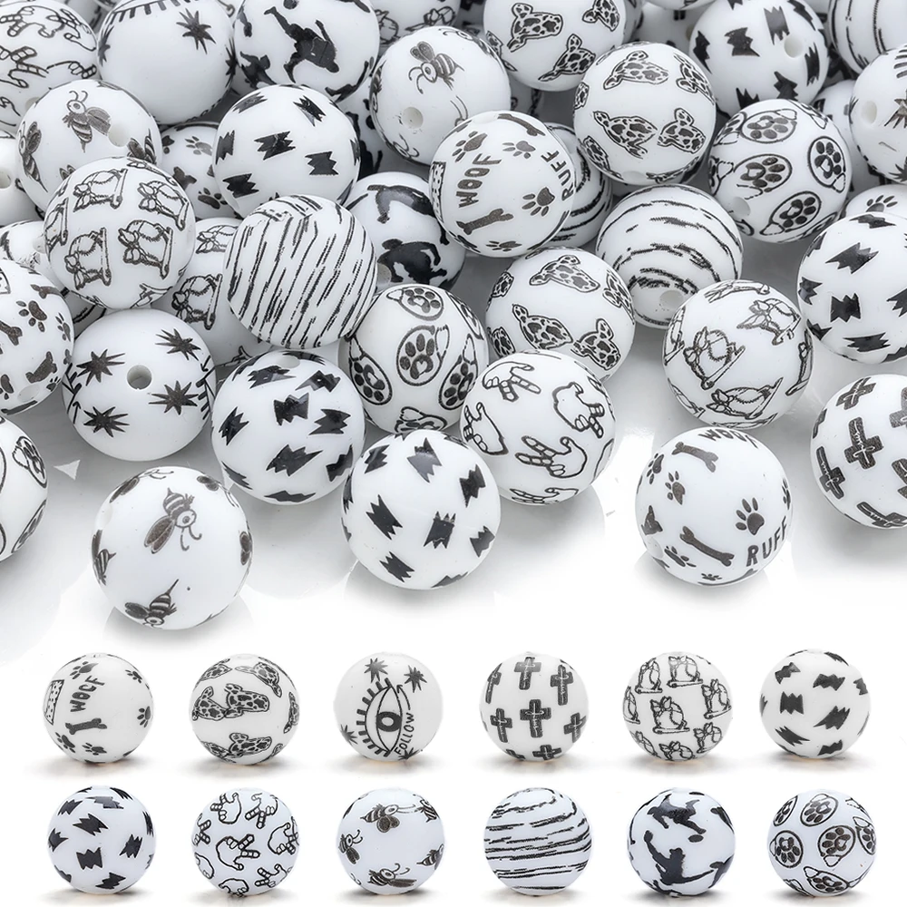 Cuentas de silicona para dentición – Pulsera y cadena de chupete - imagen 4