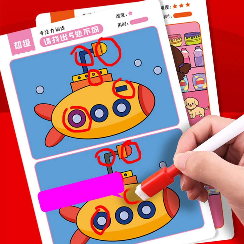 Juego encuentra las diferencias – 3 niveles para niños - imagen 5