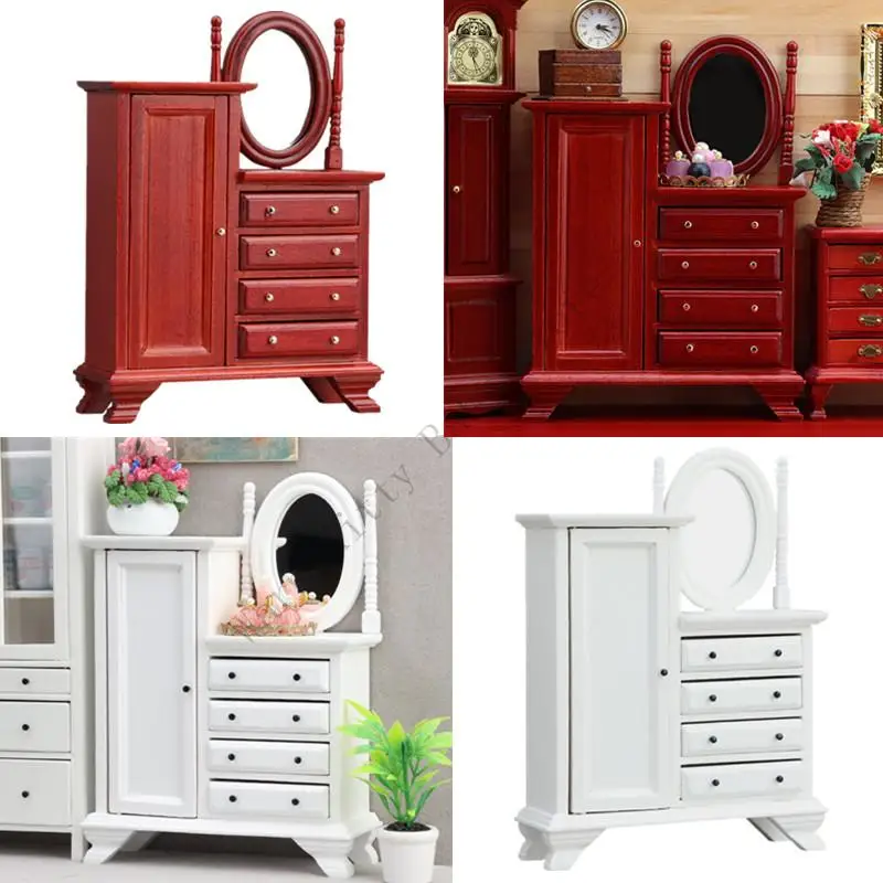 Gabinete de madera para casa de muñecas – Mueble decorativo infantil - imagen 5