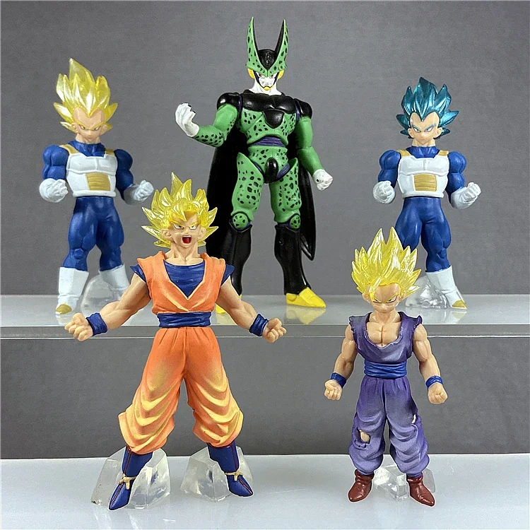 8CM genuino HG DRAGON BALL Super bardana Vegeta IV Birusu modelo de figura de acción juguetes muñecas de Anime Gacha juguetes regalo para seguidores - imagen 2