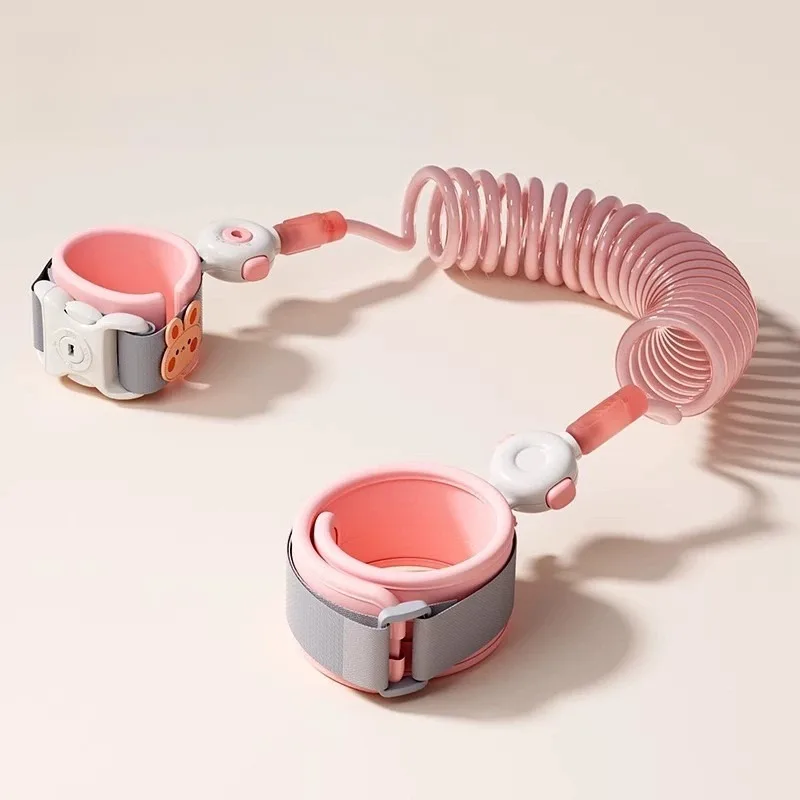 Pulsera de prevención de pérdidas para niños; cerradura de llave con cuerda antiliberación; cuerda de tracción antipérdida para niños cuando se salir Spring Rop - imagen 4