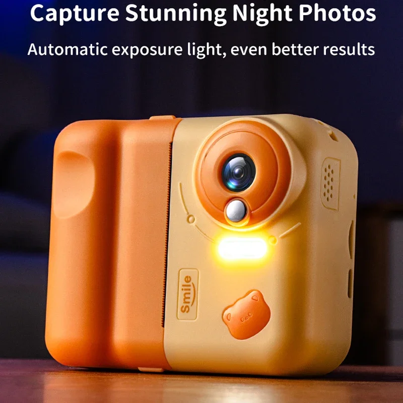 Cámara Digital para niños 1080P HD Impresión instantánea Impresión térmica Cámara de vídeo de 2,4 pulgadas con tarjeta de memoria de 32G Regalos para niños - imagen 2