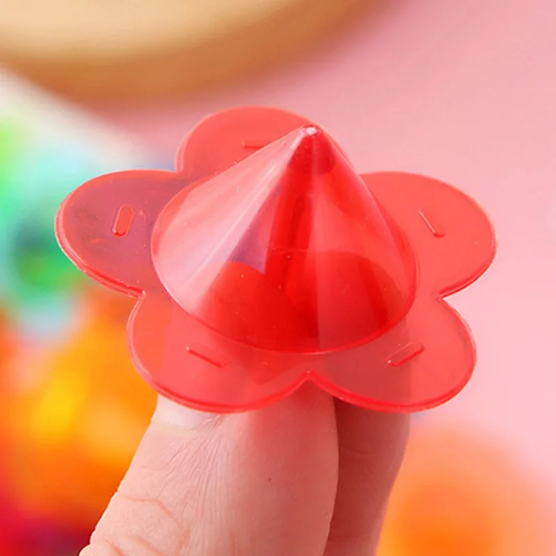 Peonzas transparentes de colores para fiestas infantiles - imagen 3