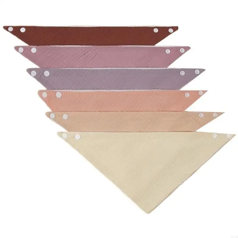 D7YD práctica toalla para bebé Baberos para recién nacidos cómoda tela crepé cómoda y larga toalla babeante para regalo para y - imagen 2