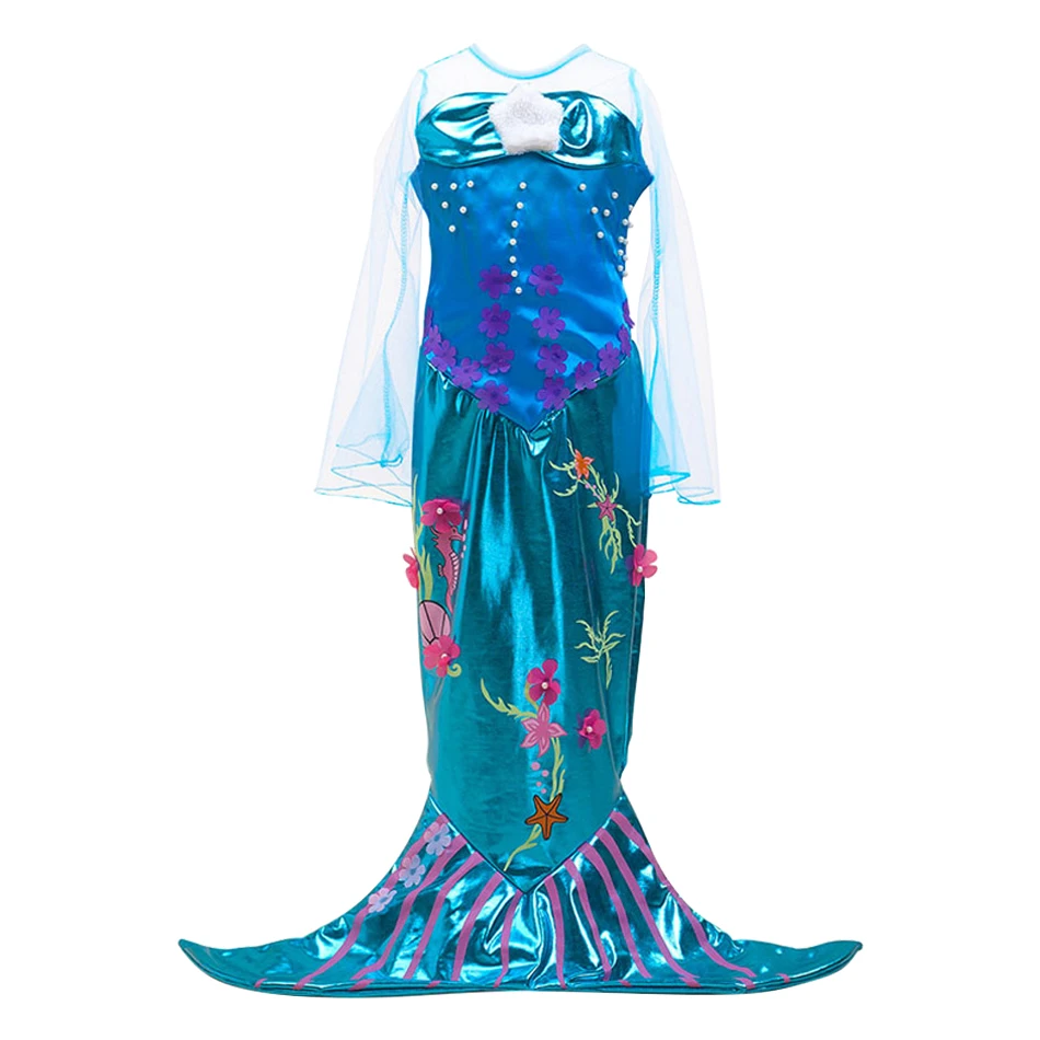 Vestido de princesa Anna para niñas pequeñas, ropa de Rapunzel, Reina de la nieve, Navidad, Halloween, fiesta de disfraces - imagen 4