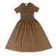 brown short sleeve