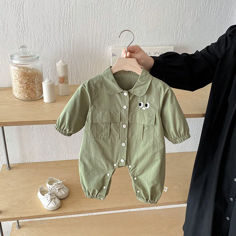 MILANCEL Body bebé con capucha de dinosaurio para otoño - imagen 5