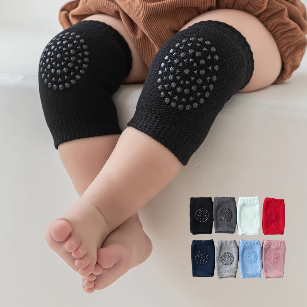Rodilleras antideslizantes con gel de sílice para bebés y codo de seguridad transpirable - imagen 4