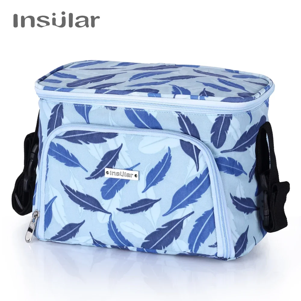 Insular Brand Portable 600D Polyester Mommy Travel Baby Diaper Bag Thermal Stroller Hanging Bag Organizer Nappy Bag