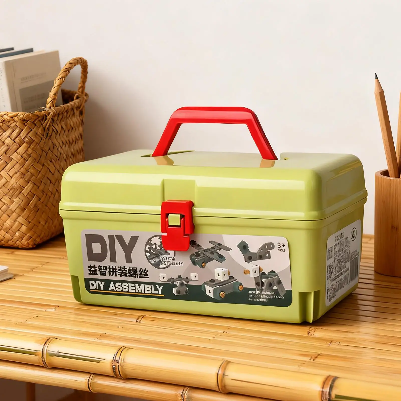 Juguete de taladro, juguetes de construcción con taladro, juego educativo de aprendizaje para niños, construcción para niños pequeños, taller de cumpleaños y Navidad - imagen 3