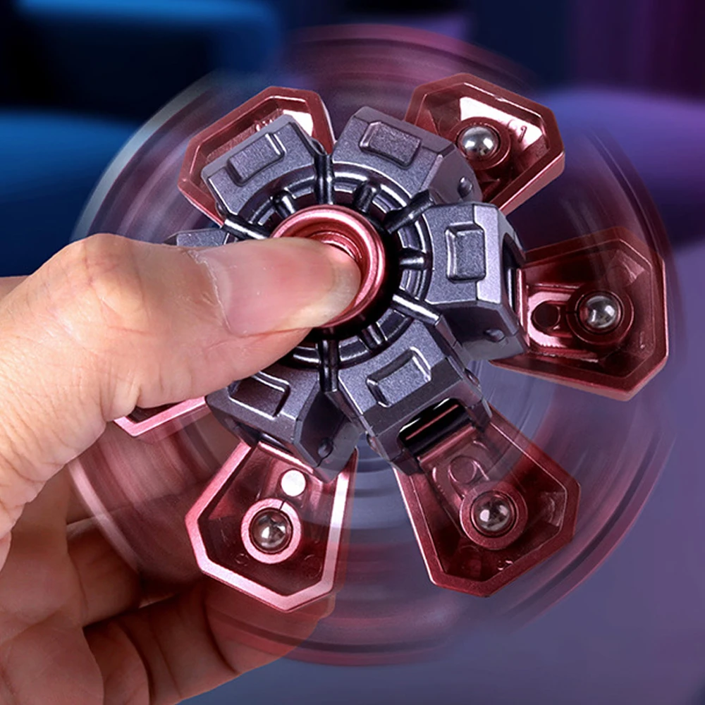 DIY creativo Fidget giratorio dedo giroscopio Spinner Fidget juguetes para adultos regalos de cumpleaños EDC mano Spinner juguete para aliviar el estrés - imagen 3