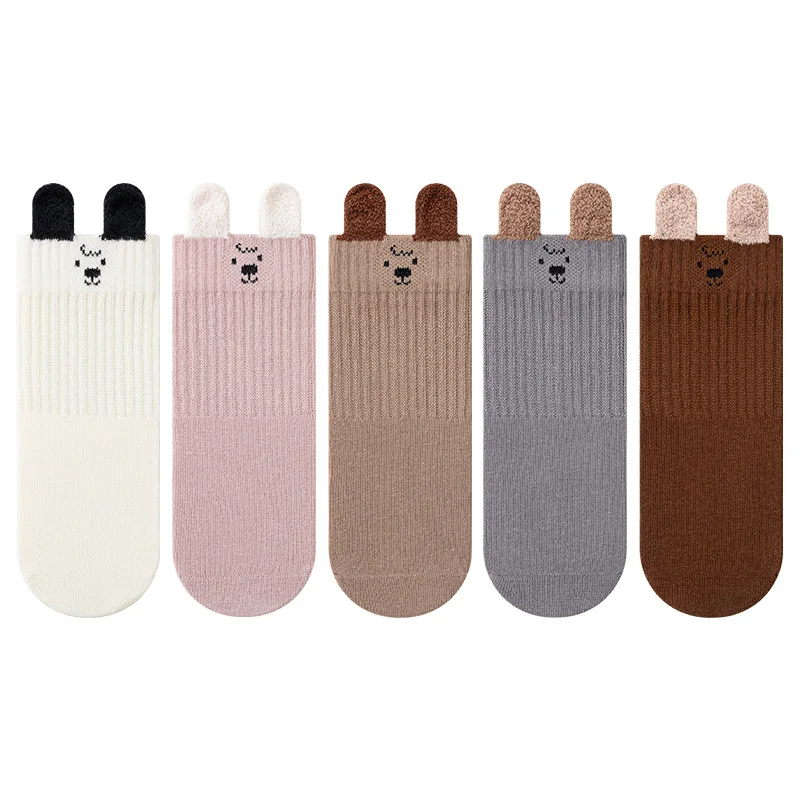 Calcetines para bebés, niños y niñas, calcetines cortos suaves y bonitos para primavera y otoño, calcetines de moda con dibujos animados para niños y niñas de 0 a 8 años - imagen 5