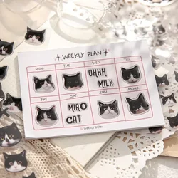 Pegatinas adhesivas de gato para álbum de recortes infantil