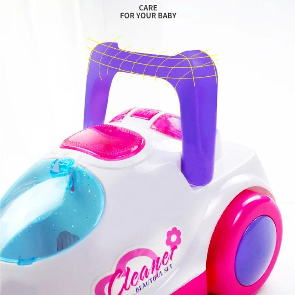 Mini aspiradora eléctrica para niños, juguete de juego de simulación, electrodomésticos, juguetes educativos, regalo para niñas - imagen 4