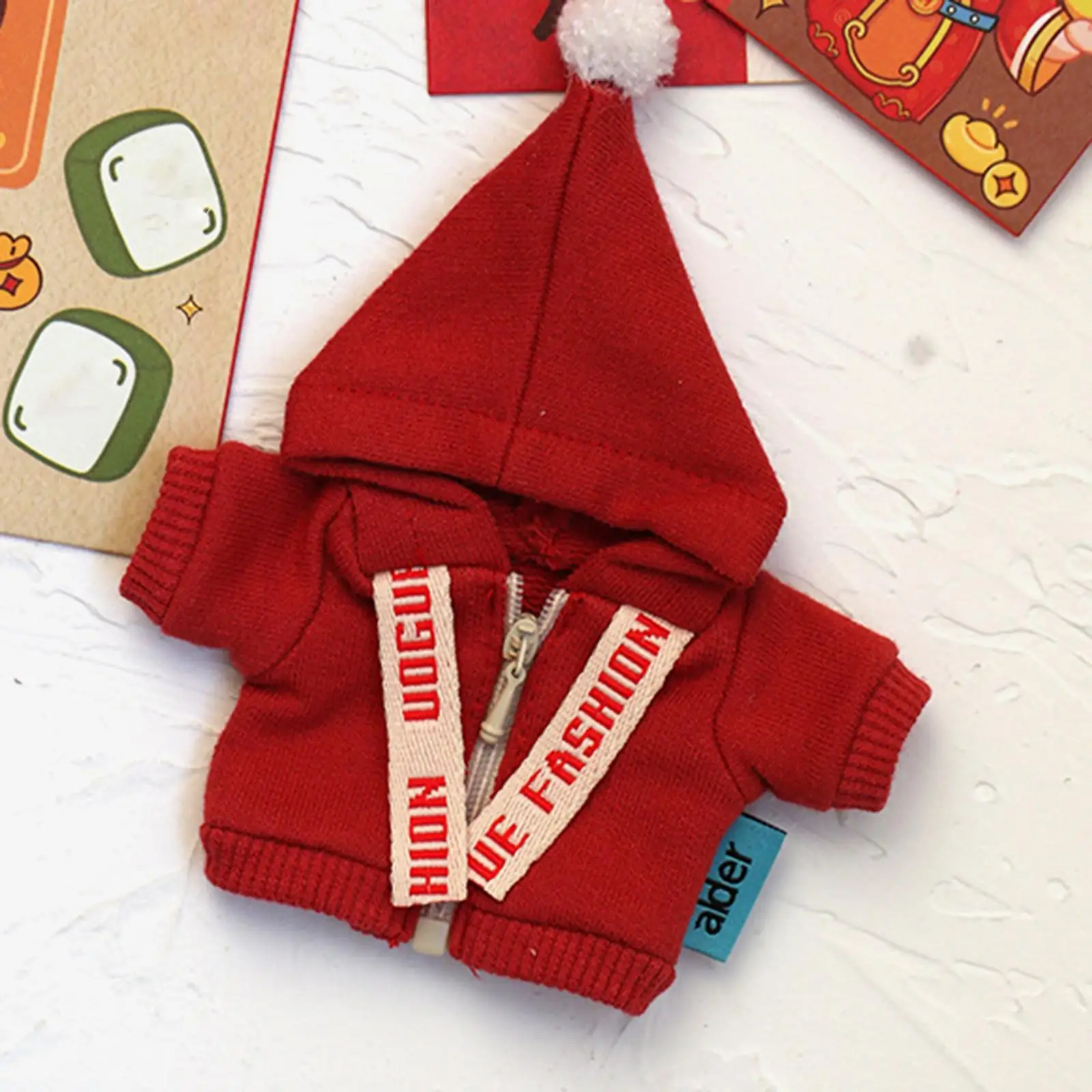 Doll Clothes for 15cm Plush Doll DIY Soft Costumes Fashion Doll Overalls