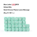 100pcs Mix Letter