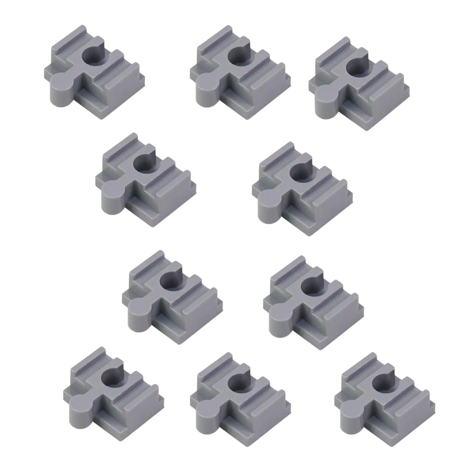10 Pieces Wood Train Track Adapter for Toy Building Set Building Games