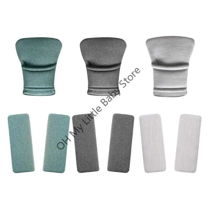 Funda de hombro para cochecito de bebé, fundas ajustables para cojín de cinturón, fundas protectoras de hombro para asiento de niños, accesorios para asientos de bebé - imagen 2