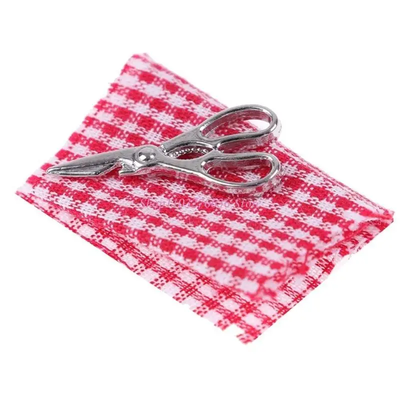 R6FD Máquina coser en miniatura coleccionable modelo juguete para casos muñecas a escala 1/12 Decoración - imagen 3