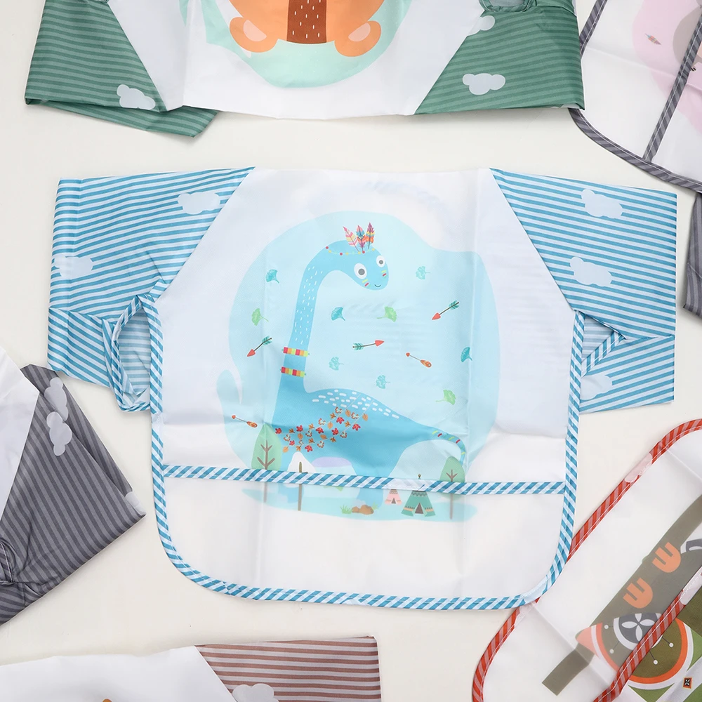 Babero impermeable para bebé recién nacido – Estilo toalla con estampado - imagen 3
