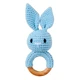 blue rabbit rattle