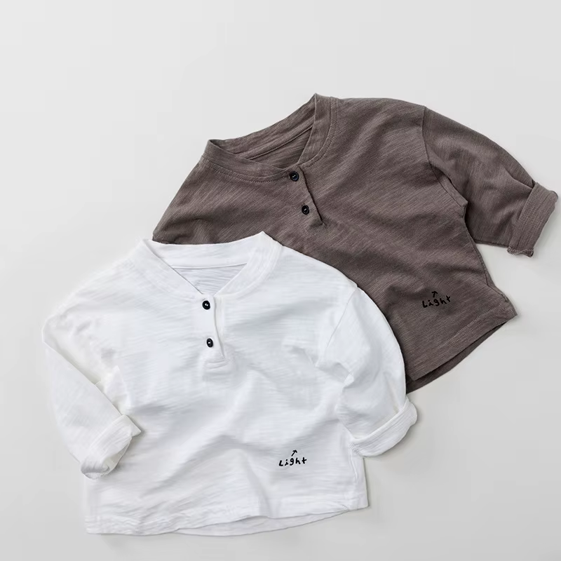 MILANCEL Camiseta de algodón con letras para niños - imagen 2