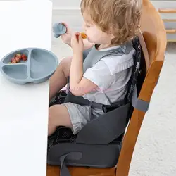 Asiento elevador regulable con cinturón para silla de bebé cómodo