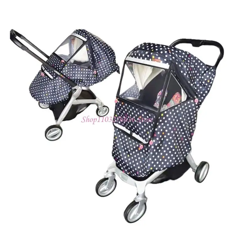 Funda impermeable para cochecito – Cortavientos para passeos - imagen 2