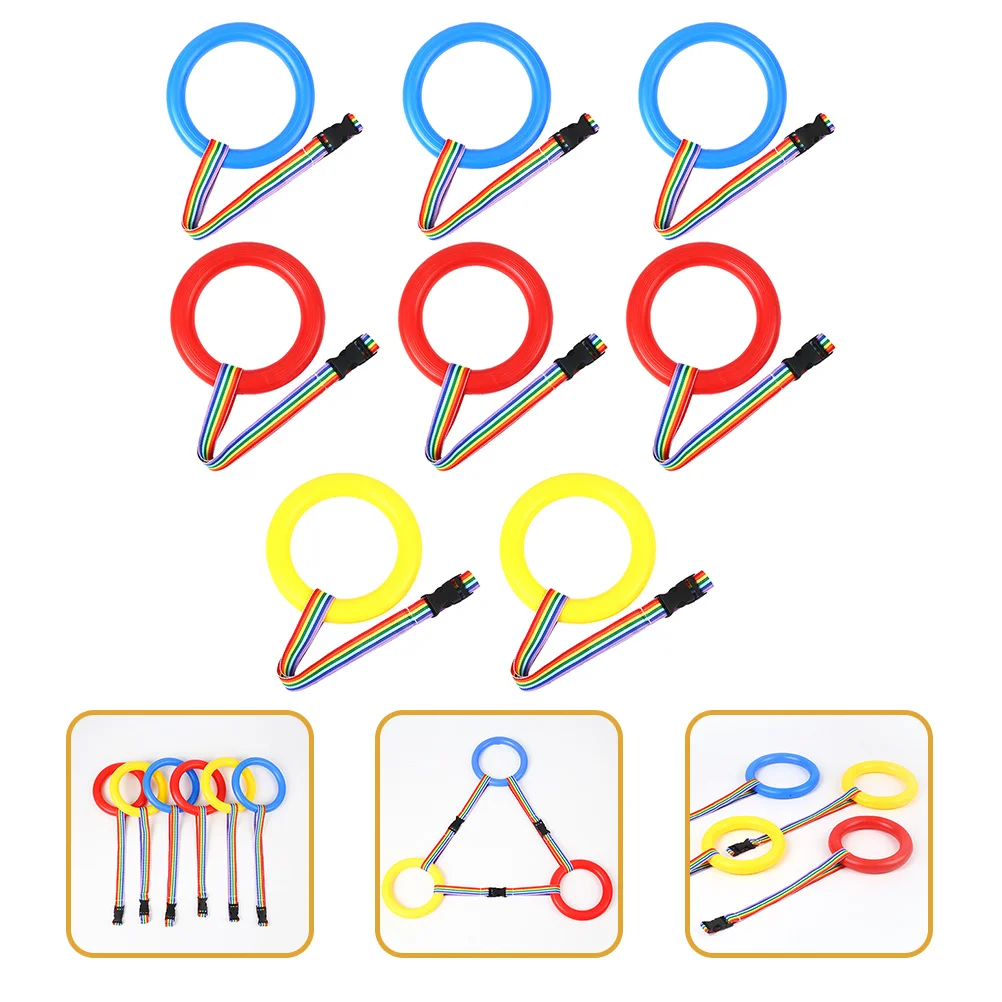 Cuerda para caminar de seguridad para niños desmontable, 8 Uds., con asas, cuerda para caminar para niños pequeños, arnés de correa para chico al aire libre para guardería - imagen 2