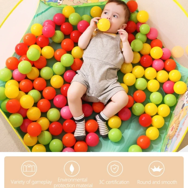 IMBABY Pelotas sensoriales oceánicas no tóxicas para piscina - imagen 3